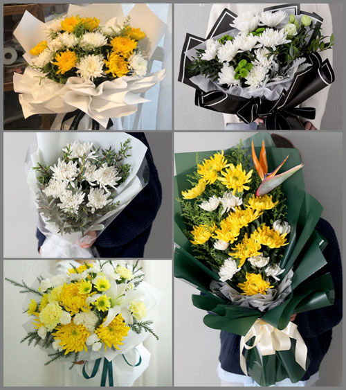广东汕尾市城区新港街道前新港村白事花束代送